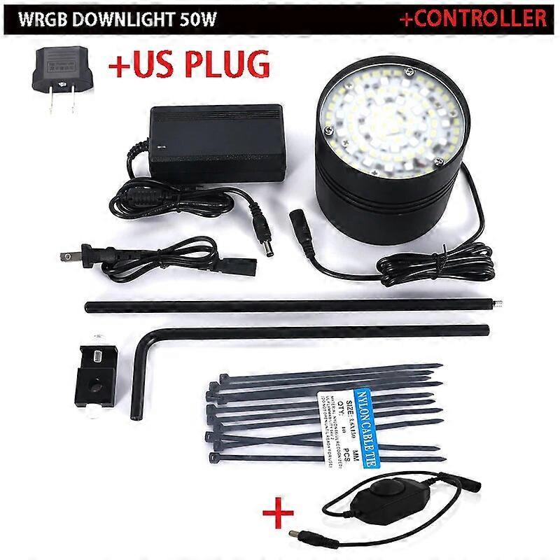 Redkid Fish tank led water grass lamp WRGB fish tank lamp holder down lamp algae explosion moss lamp