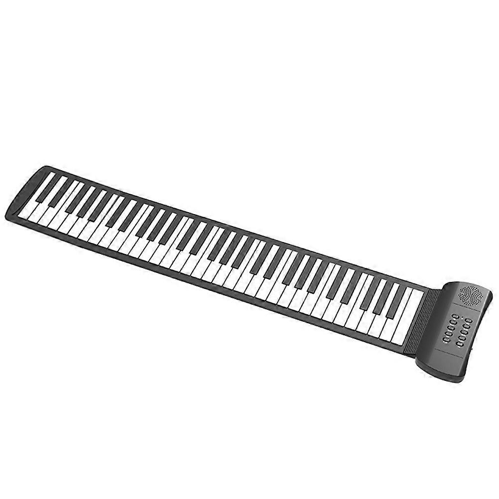 Portable 61-keys Roll-up Piano Portable Electronic Hand Roll Piano for Beginner
