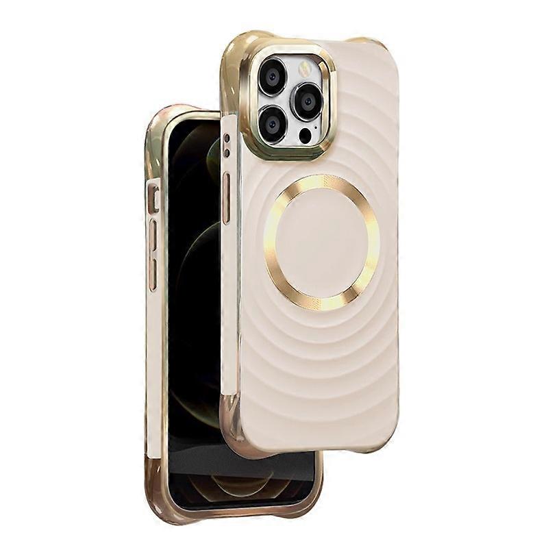 iPhone 16 Pro - Compatible MagSafe Circle Glam Mag Coque Rose