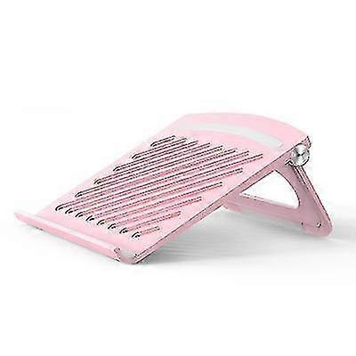 Laptop Stand For Desk Portable Computer Stand Ergonomic Adjustable Height Laptop RiserPink