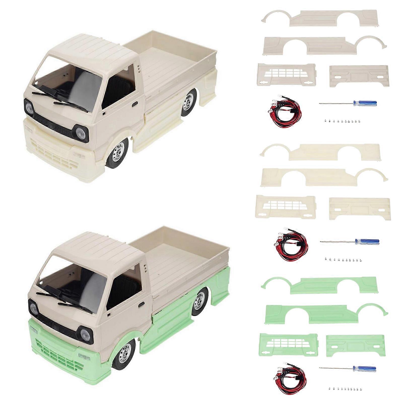 RC bil karosseri omringing kit for WPL D12 RC bil bagasjerommet reservedel