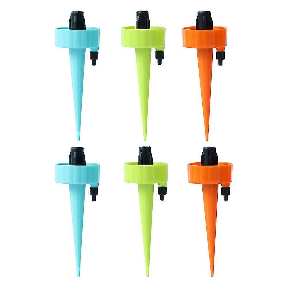 6pcs Automatic Garden Drip Irrigation Self Water Stake With Slow Release Control