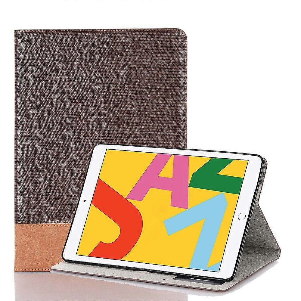 For iPad 10.2 / 10.5 Cross Texture Horizontal Flip PU Leather Case with Holder & Card Slots & For iPad 10.2 / 10.5
