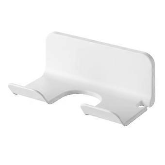 Hair Dryer Holder Wall Mounted No Traces Plastic All-Purpose Hairdryer Straightener Organizer Rack f-ZZY