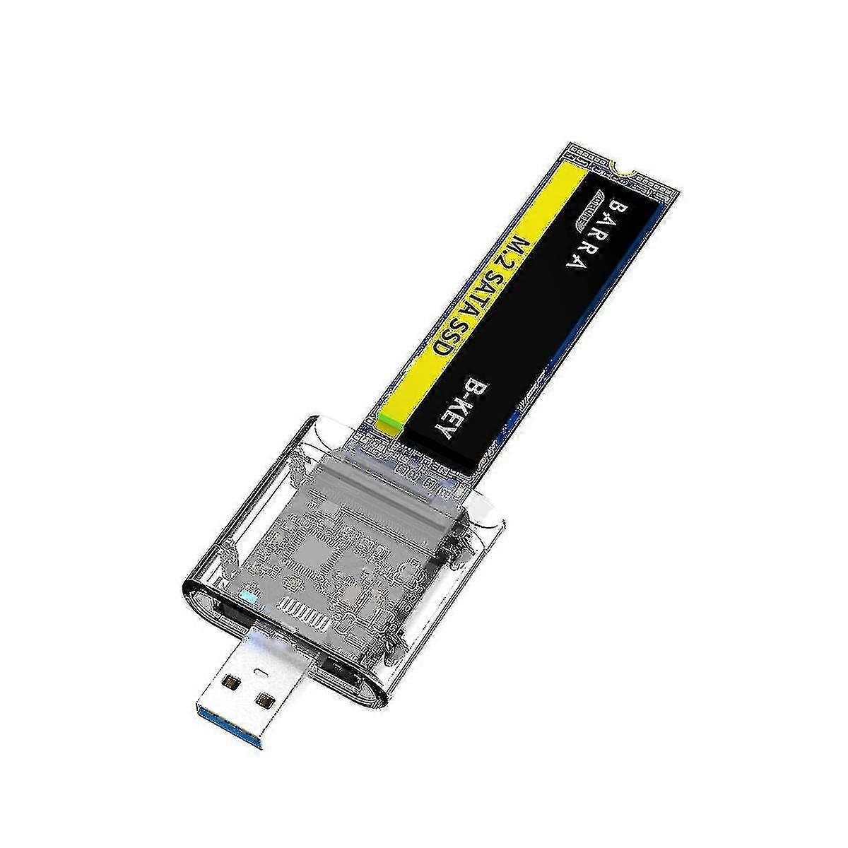 M2 Ssd Case M.2 To Usb 3.0 5gbps High-speed Ssd Enclosure For Sata M.2 Ngff Ssd 2242 2260 2280mm