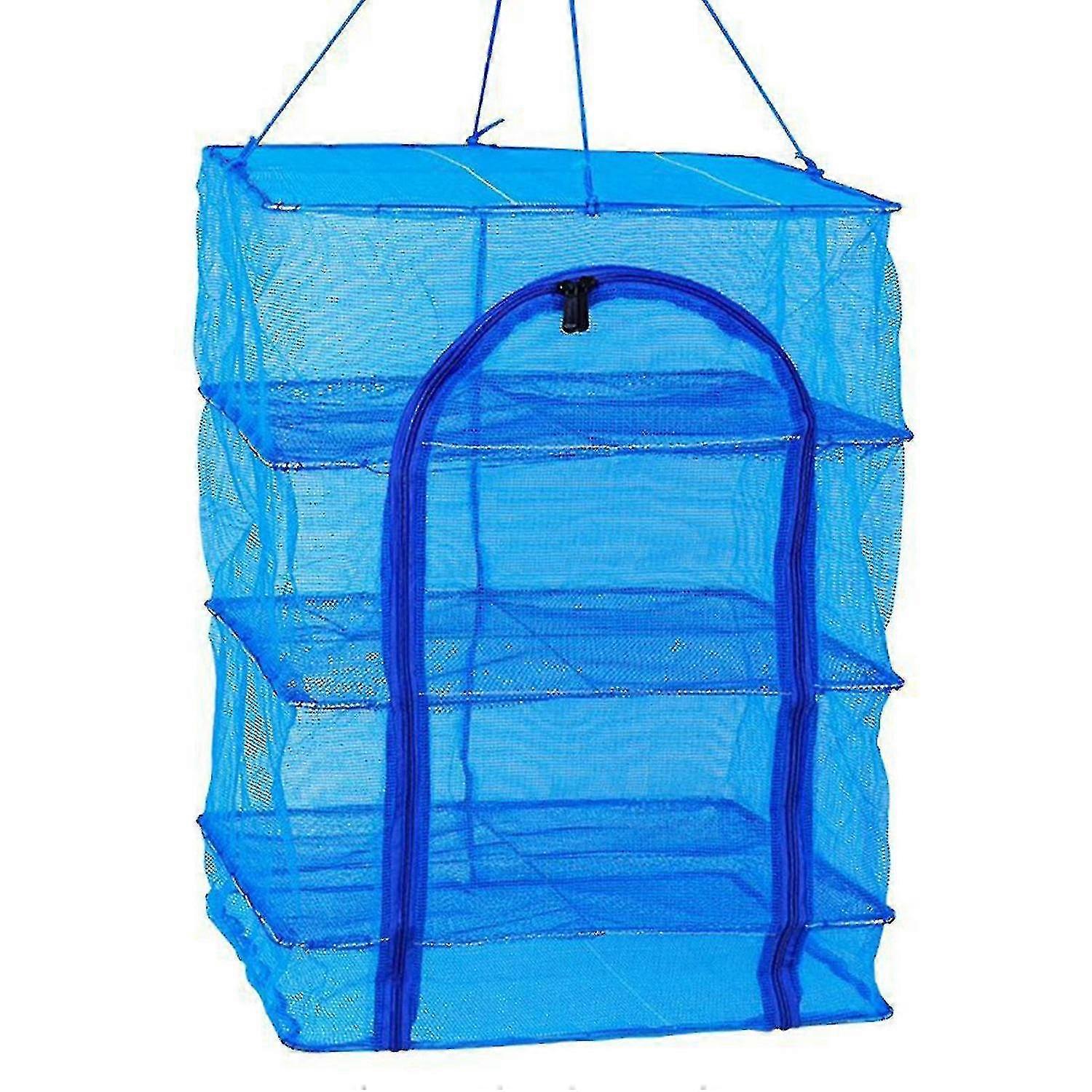 Sunning Net Folding Dried Fish Drying Cage Multi-function Nylon Net for Fishing