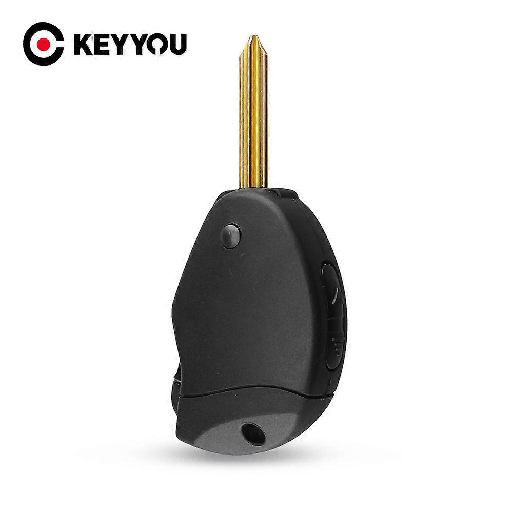 2 Buttons New Remote Car Key Shell For Citroen Evasion Synergie Xsara Xantia Side Folding Flip Key Case Cover Replacement