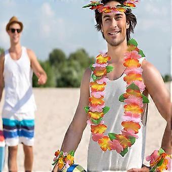 Party Decorations,hawaiian Tropical Hawaiian Party Necklace Headbands And  Wristbands Colorful Beach Party Fancy Dress For Women Kidsparty Supplies(2  S | Fruugo ES