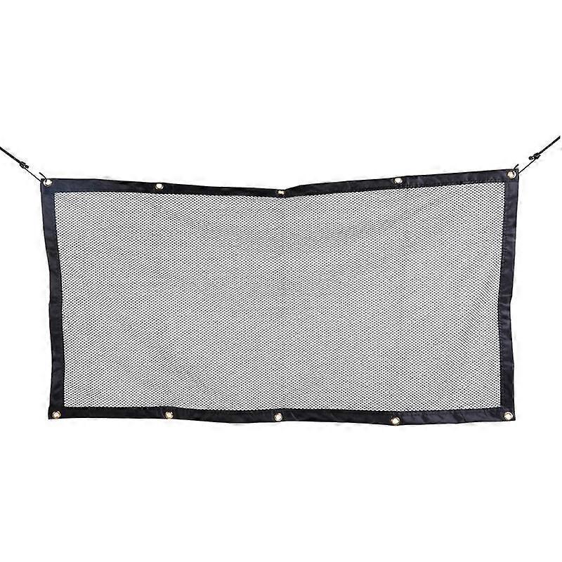 DWW-115cm62cm Car Net for Pets Portable Car Protection Net Separation for Dog Cat Net with Hooks and Ropes Universal Car Separation Grid