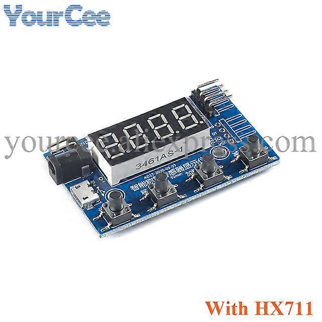 HX711 Load Cell AD Intelligent Weight Pressure Sensor Module with Display 24-bit Weighing Instrument Electronic Scale PCB