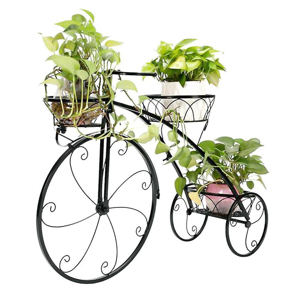 Bicycle Style Flower Pots Stand