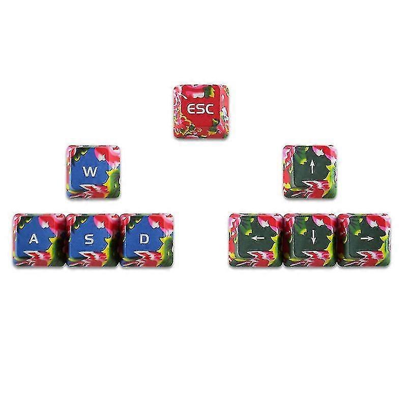 9-key Ck Keycaps For Wasd Esc Keys Mechanical