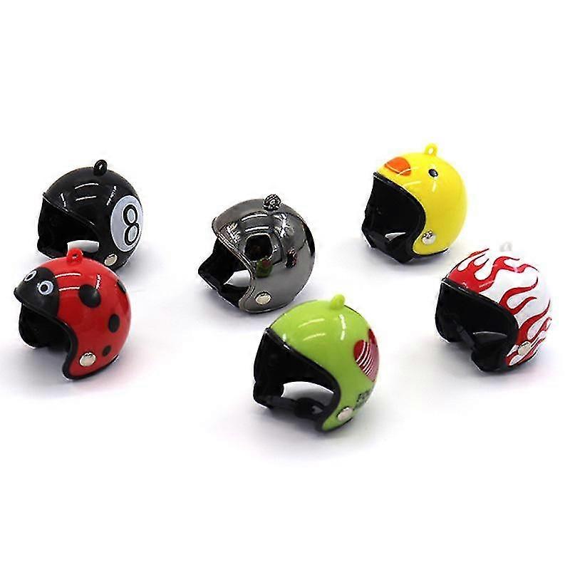 6pcs Chicken Pet Supplies Safety hat Chicken hat Chicken helmet protect pet chicken head set