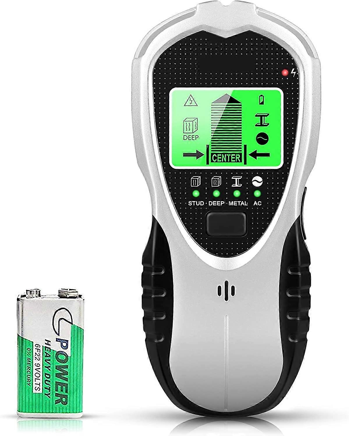 Professional 4 in 1 Line Finder Wall Finder with HD LCD Screen, Line Finder for Wood Bolts, Power Line and Metal Pipes