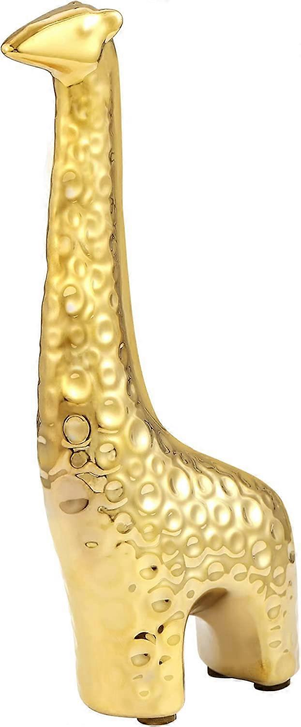 Oro Mini Giraffa Decor Accenti Statue Di Animali Sculture Carino Home Decor, Stile Moderno Ceramica Ornamenti Decorativi per Soggiorno Camera Da Letto Ufficio De