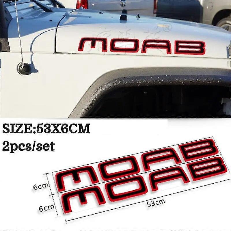 2 قطع جسم السيارة الجبهة الخلفية هود بونيه ملصق لجيب شعار روبيكون راننجلر موآب الصحراء جراند شيروكي بوصلة رينيجيد باتريوت