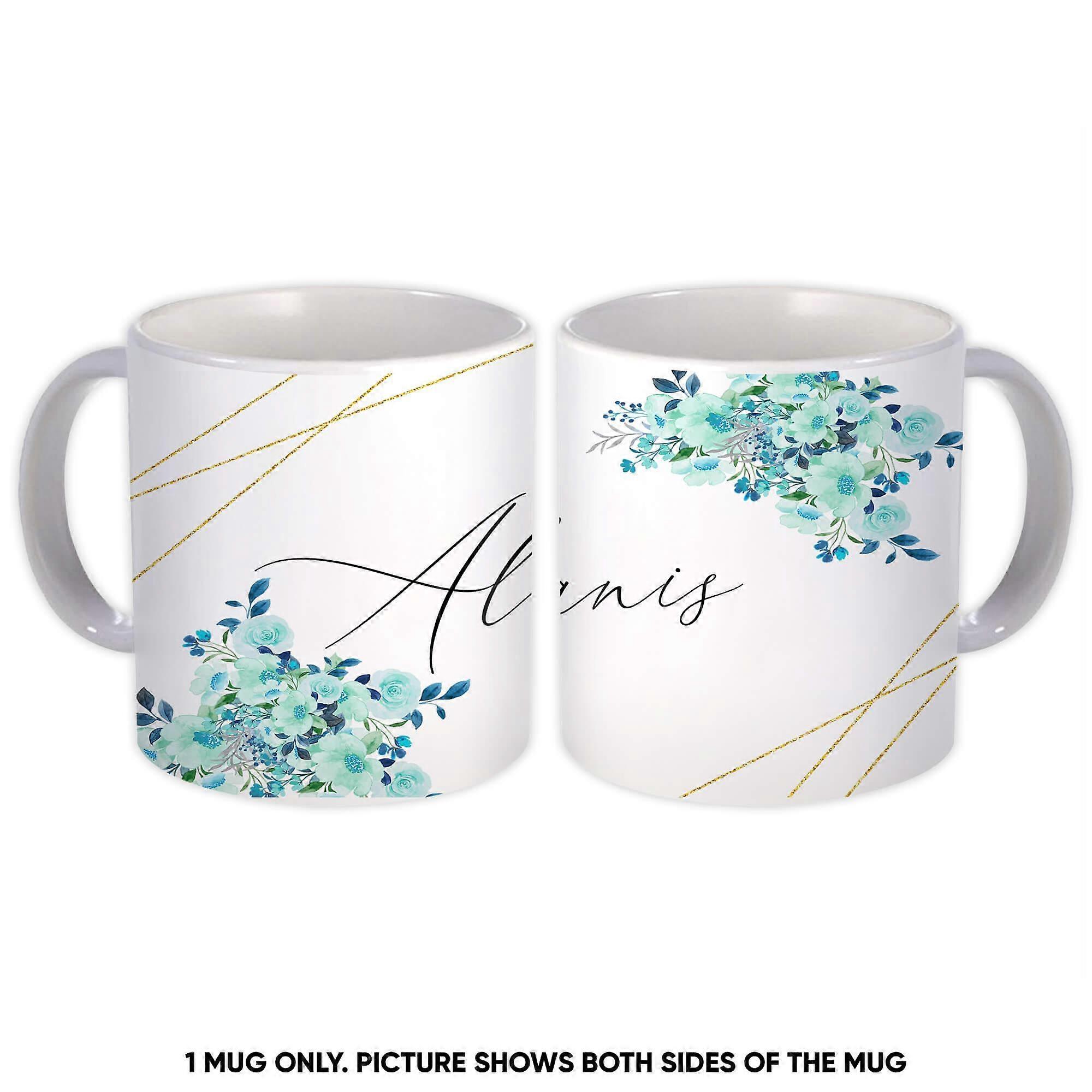 Gåva Mugg: Boho Blommor Blommig