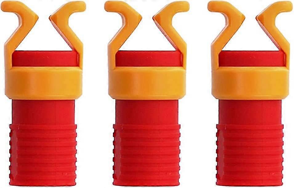 3pcs Universal Screw Holder Set Clamp Screw Holder For 6-8mm Screwdriver Blade Screw Bits Multi-function Hand Power Tool Accessories, Red