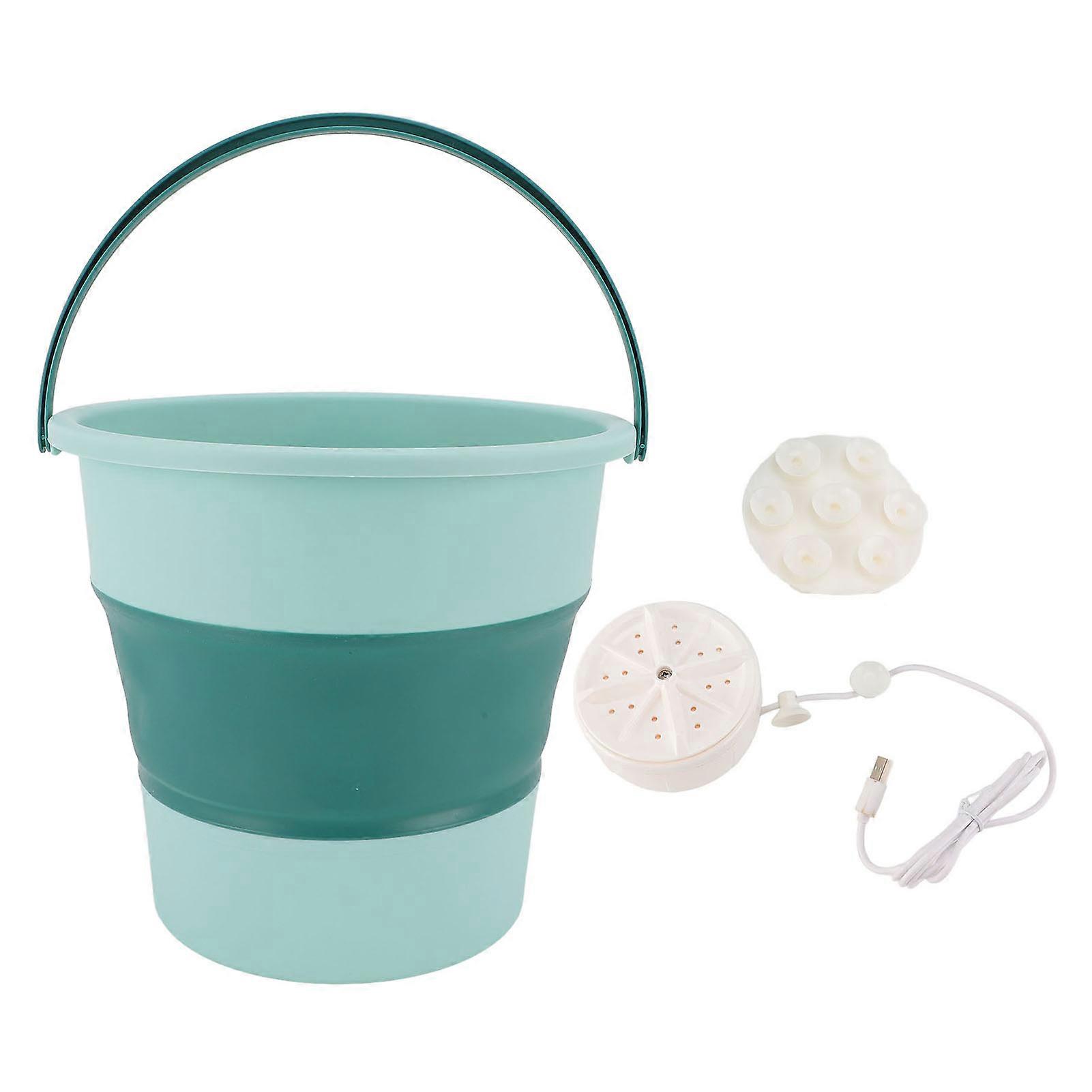 Foldable Portable Washing Machine Space Saving Easy Using Automatic Clothes Washer Tub