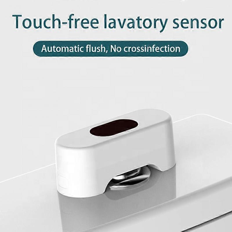Automatic Toilet Flush Button Senor Touchless Toilet Flusher External Infrared Flush KIT Smart Automation Kit Smart Home Toilet