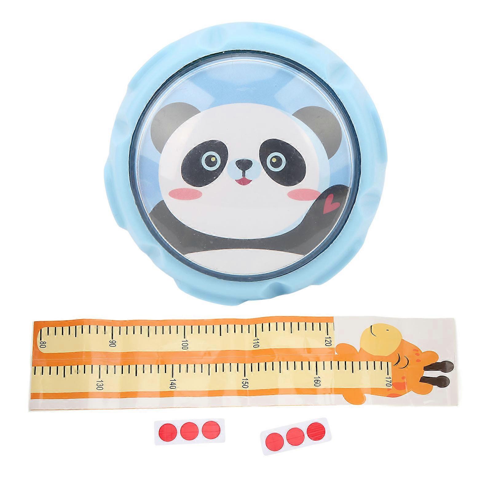 Touch High Jump Counter with Voice Broadcast ABS Self Adhesive Height Training Device for Home School Panda