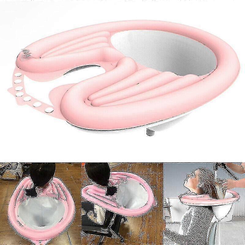 Bærbar oppblåsbar hårvask skylleservant for hjem og i sengen shamp-lian