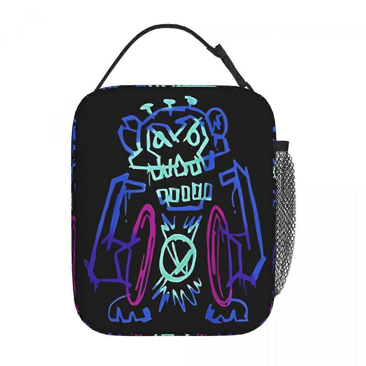 Arcane Jinx Graffiti Izolowane torby na lunch Szczelny pojemnik na lunch Torba chłodząca Tote Lunch Box Office Torby do przechowywania żywności na zewnątrz