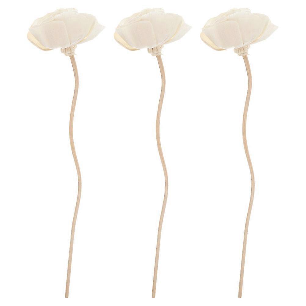 3pcs Aroma Dried Flower Diffuser Sticks Essential Oil Diffuser Aromatherapy Wooden Sticks
