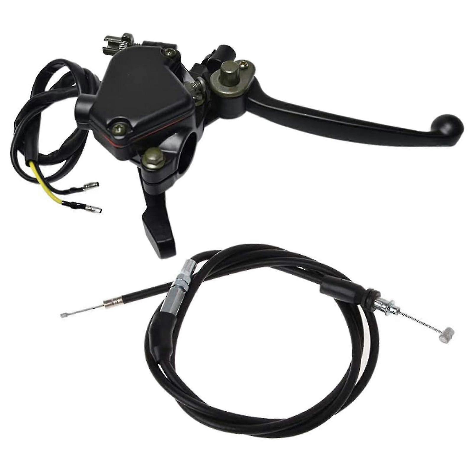 Thumb Throttle Accelerator Brake Lever With Cable For  50cc -250cc Atv Quad S202412279088