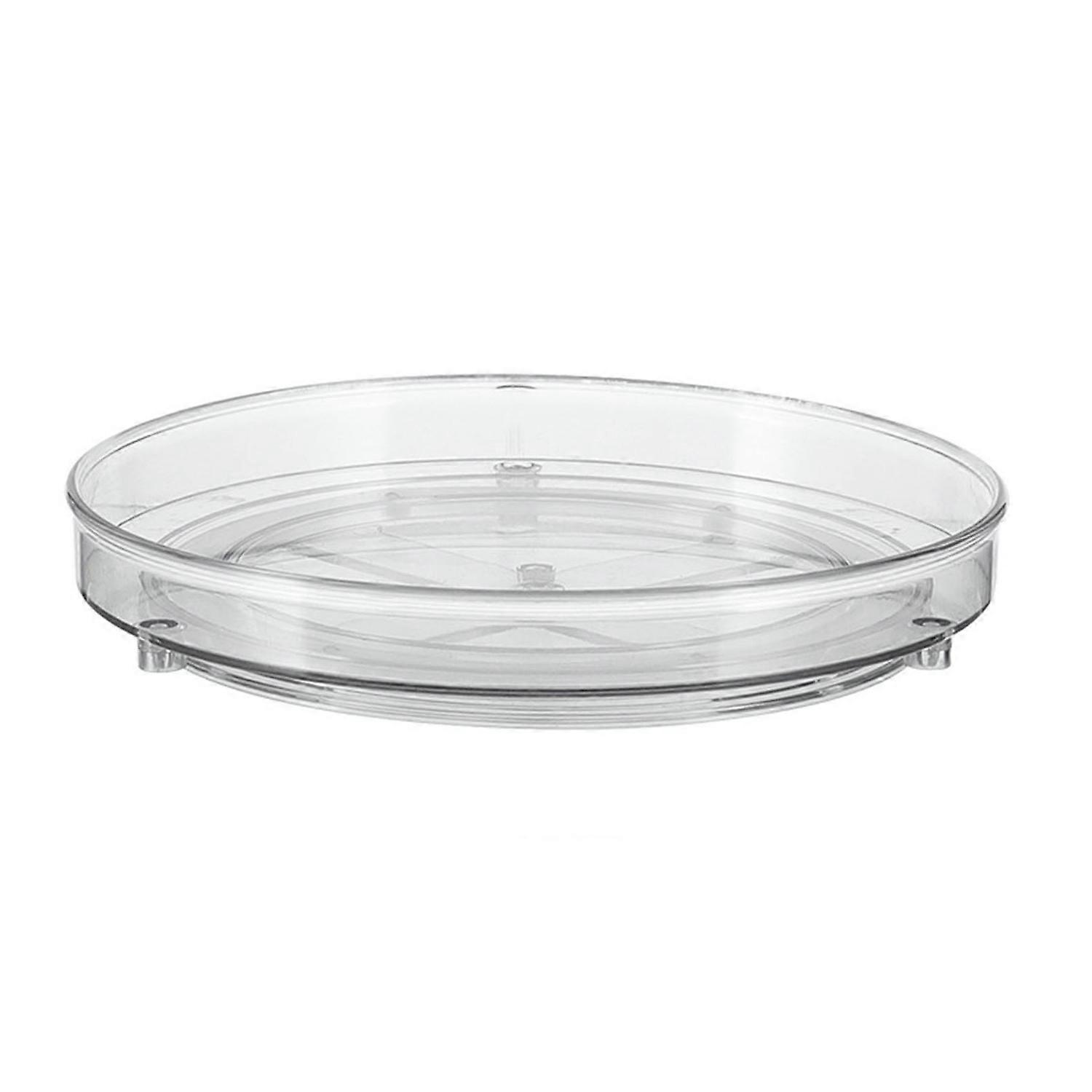 Storage Turntable 360° Rotating Storage Tray Organizer Transparent Round Storage Box for Kitchen