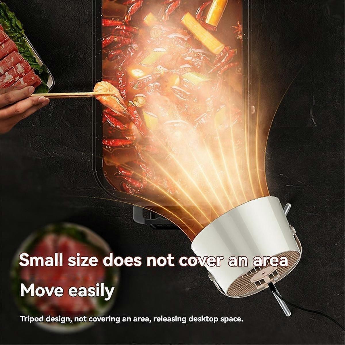 USB Desktop Range Hoods Portable Exhaust Fan Small Kitchen Hood Extractor Barbecue Large Suction Co