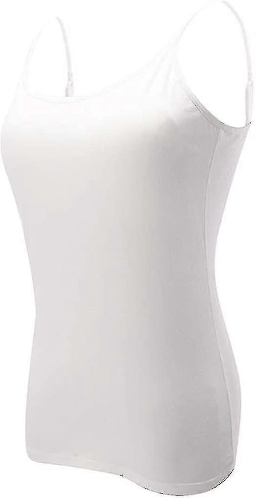 Womens Camisoles Tops With Built In Padded Bra Basic Breathable Tank