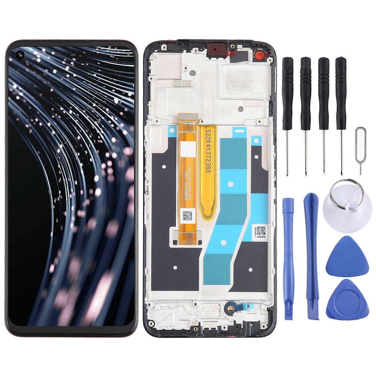 LCD + Touch Screen with Frame For Realme V25
