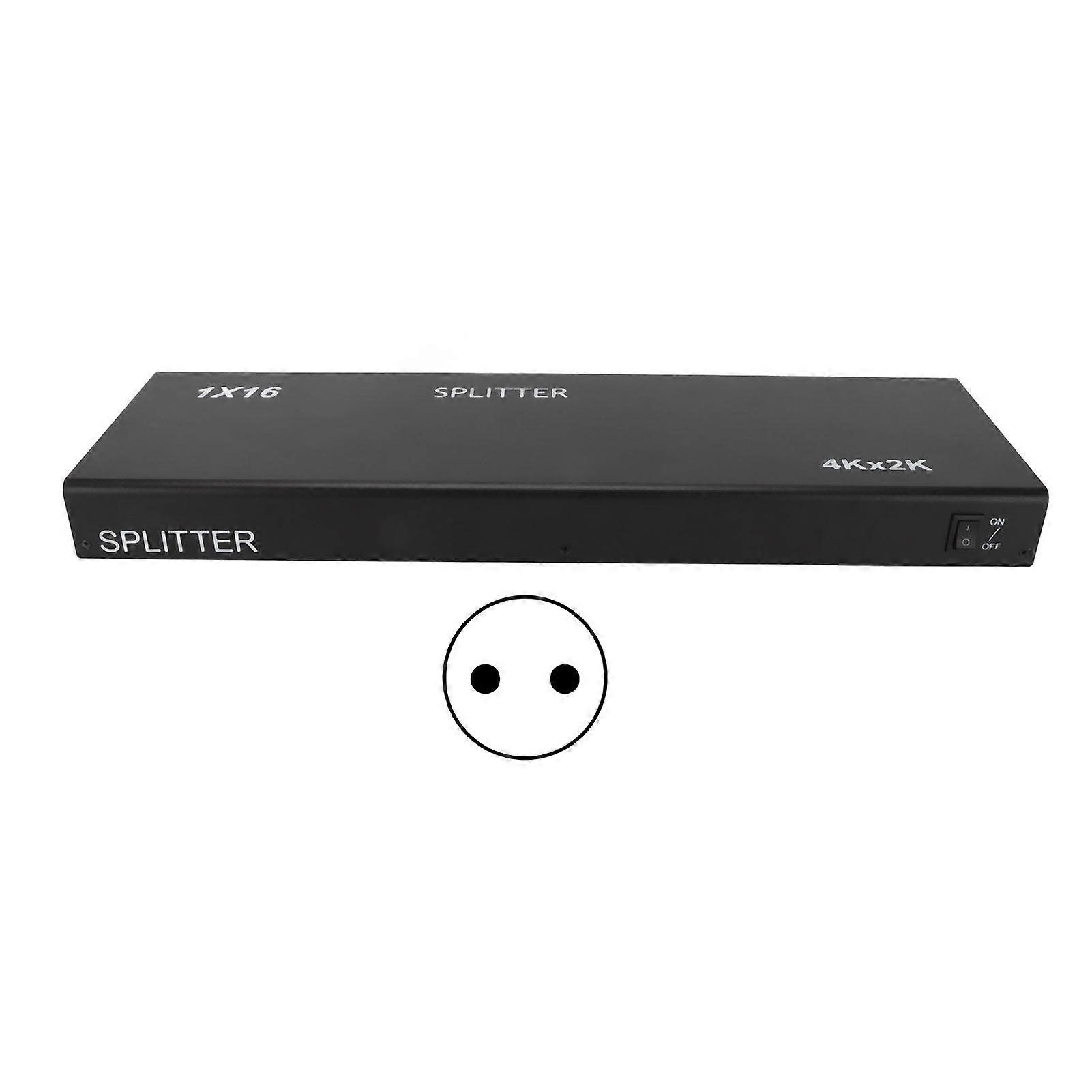 4K HD Multimedia Interface Splitter | 1 In 16 Out | For Xbox, PS4, HDTV | EU Plug