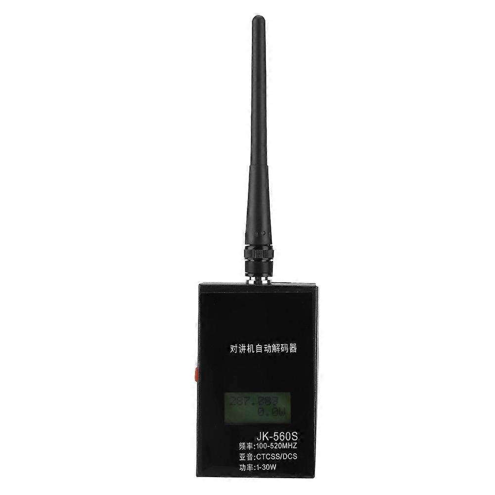 Frequency Counter JK560S For Baofeng Walkie Talkie Decoder 1-30w 100-520MHz CTCSS/DCS Antena