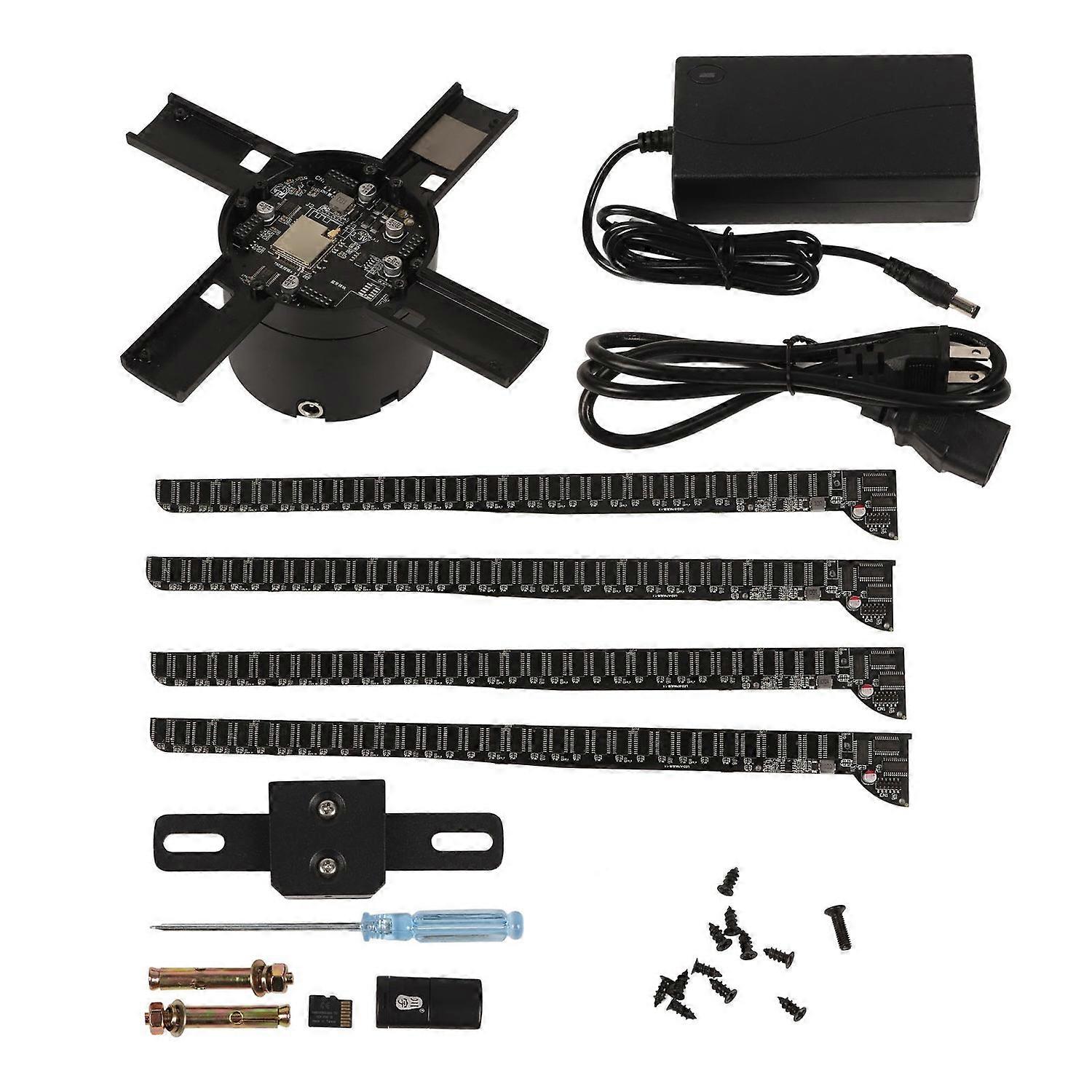 3D Hologram Fan HD 968 LED WiFi APP Control Holographic Advertising Display with 8GB Memory Card 31.