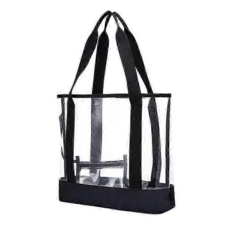 Clear Tote Bags, Security Approved With Zipper Closure