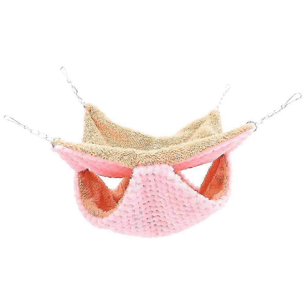 Double-layer Hamster Hideout Hammock Pet Cage Hanging Bed Guinea Pig Sleeping Bed