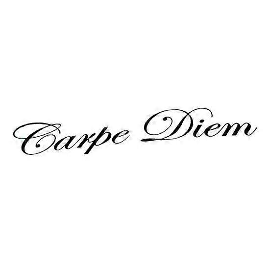 Autocolant auto cu litere Carpe Diem, design frontal al vehiculului, pentru parbriz, decalcomanii, decor