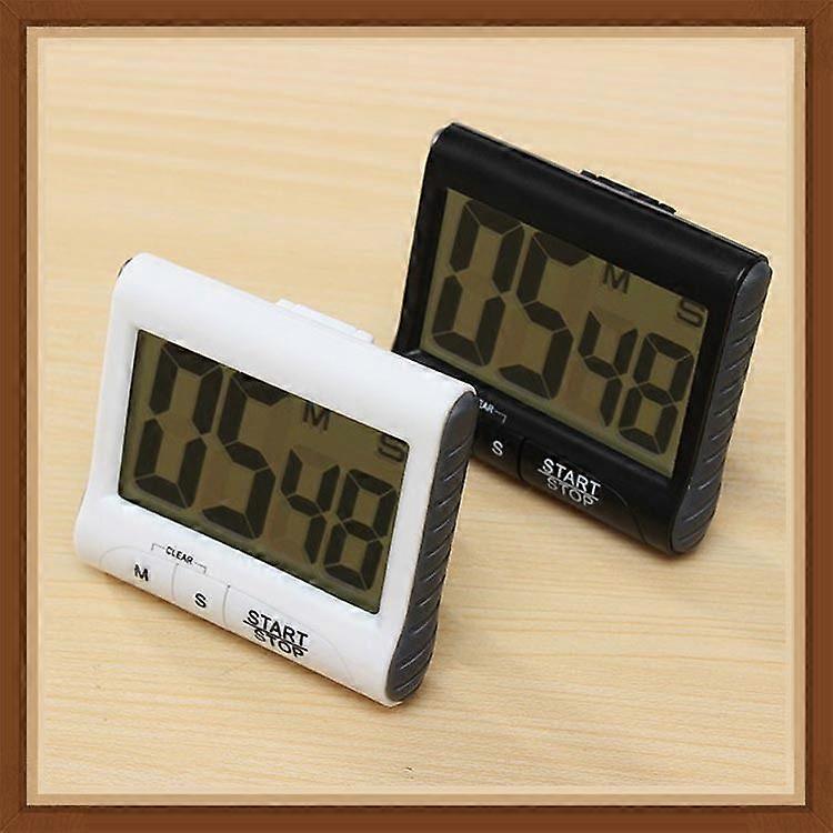 Electronic timer kitchen cooking reminder alarm clock with bracket magnetic timer