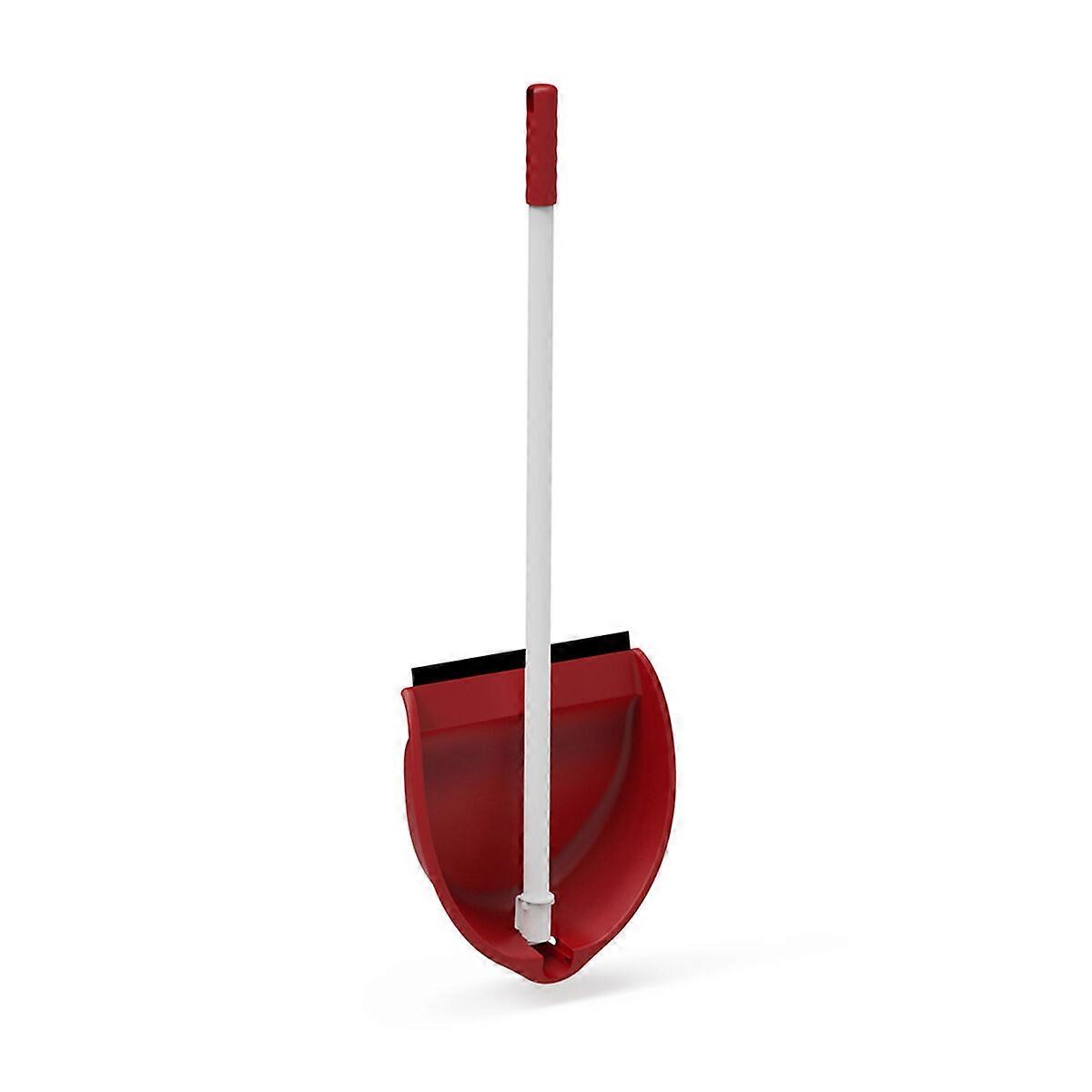 Dustpan Plastiken White Red Plastic Foldable