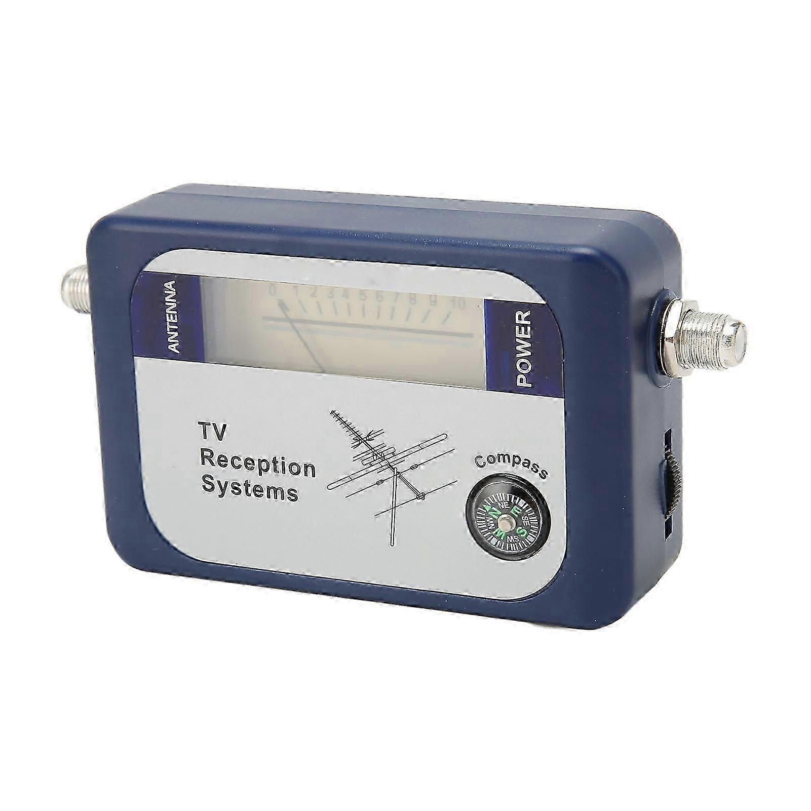 Digital TV Signal Finder High Accuracy Backlight Mini TV Antenna Signal Strength Meter for Satellite Signal