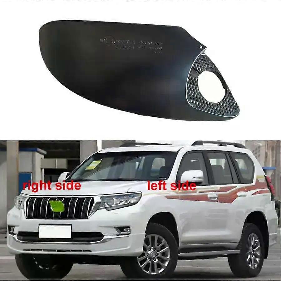 トヨタプラド2010-2019カメラなしカーアクセサリーアウターサイドミラーハウジングキャップベースバックミラー下部カバーのためのユニークな