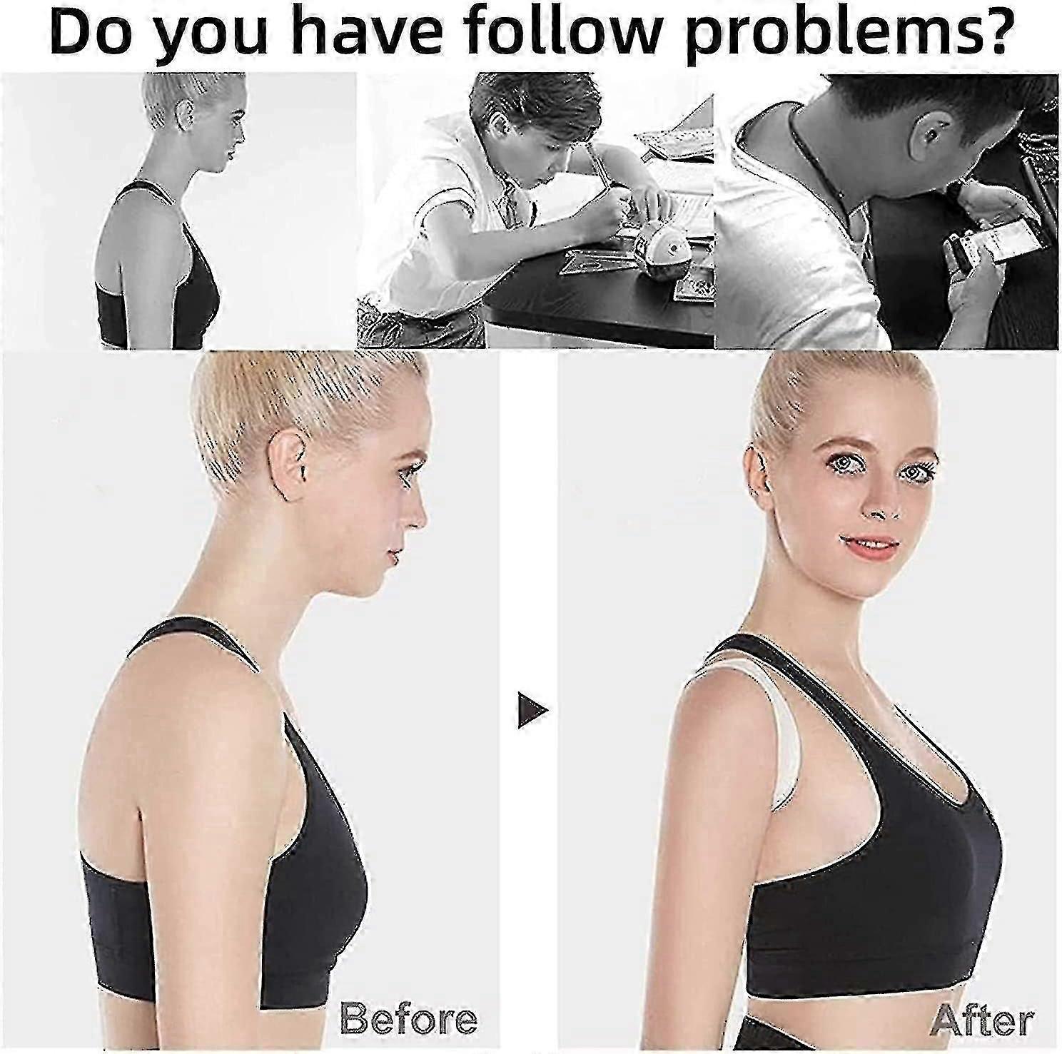 Posture Corrector Trainer for Adults and Kids, Neck and Shoulder Support Device