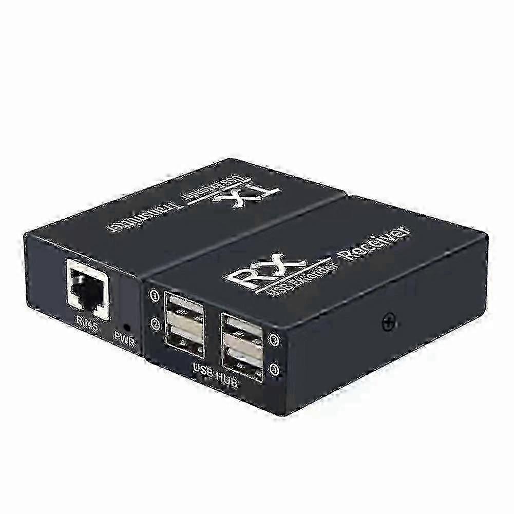 120m Usb Extender 4 Port Usb2.0 Hub Extender Over Rj45 Ethernet Usb Utp Extension Transmitter Receiver-eu Plug g20241637257