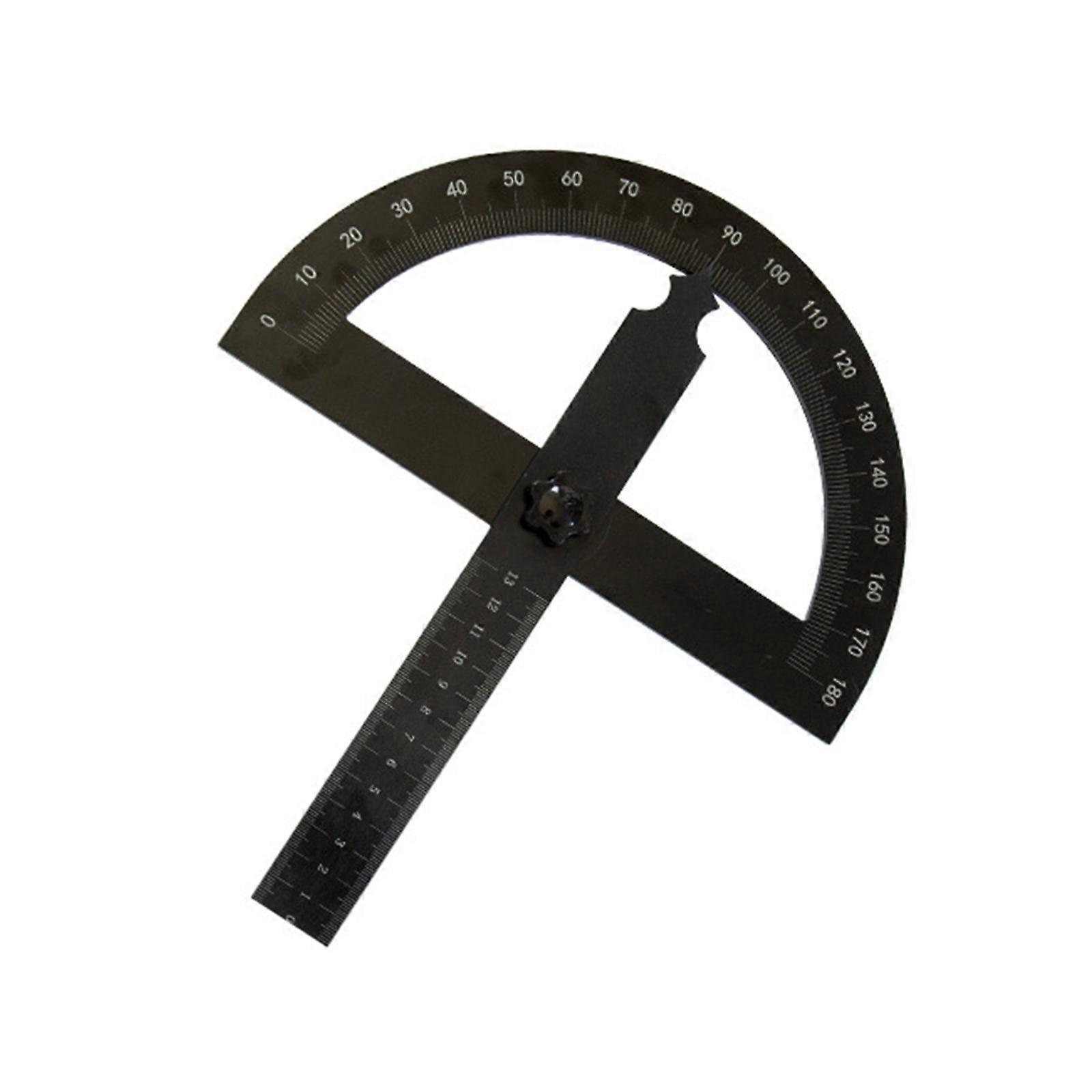 Adjustable Angle Ruler 0-180 Degree Angular-Gauge Fit for Woodworking Parallel-Line Marker Semicircle Meter Inclinometer  Medium
