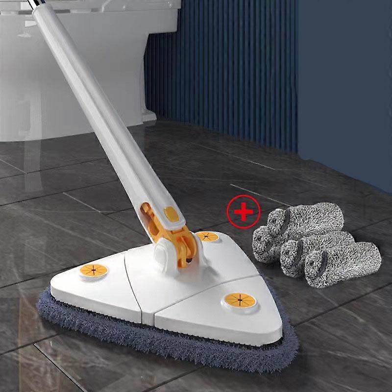 Imitation Hand Twist Free Hand Wash Mop New Triangle Mop Household Twist Water Mop Lazy Rotary Mop