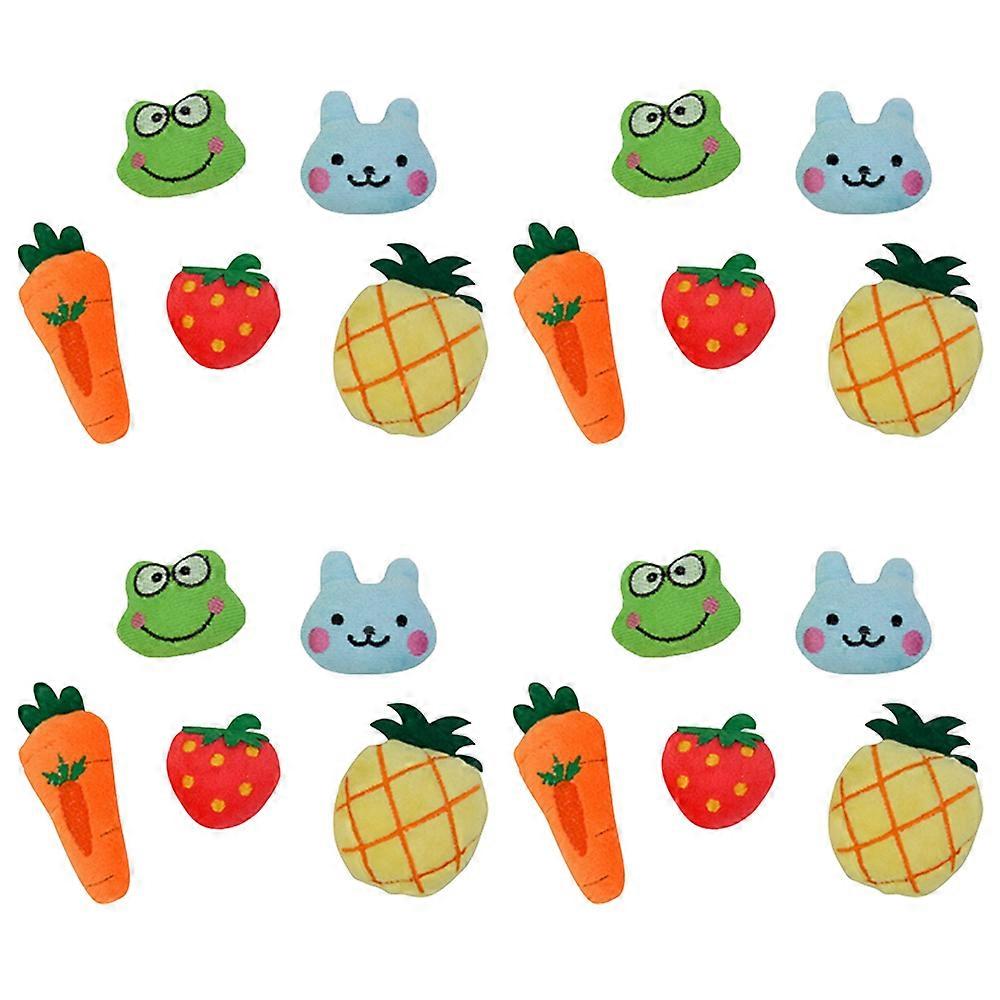 20 Pieces Catnip Toys For Indoor Cat Plush Cute Kitten Catnip Toys Cat Pillow Toys Kitten Entertaining Toys-