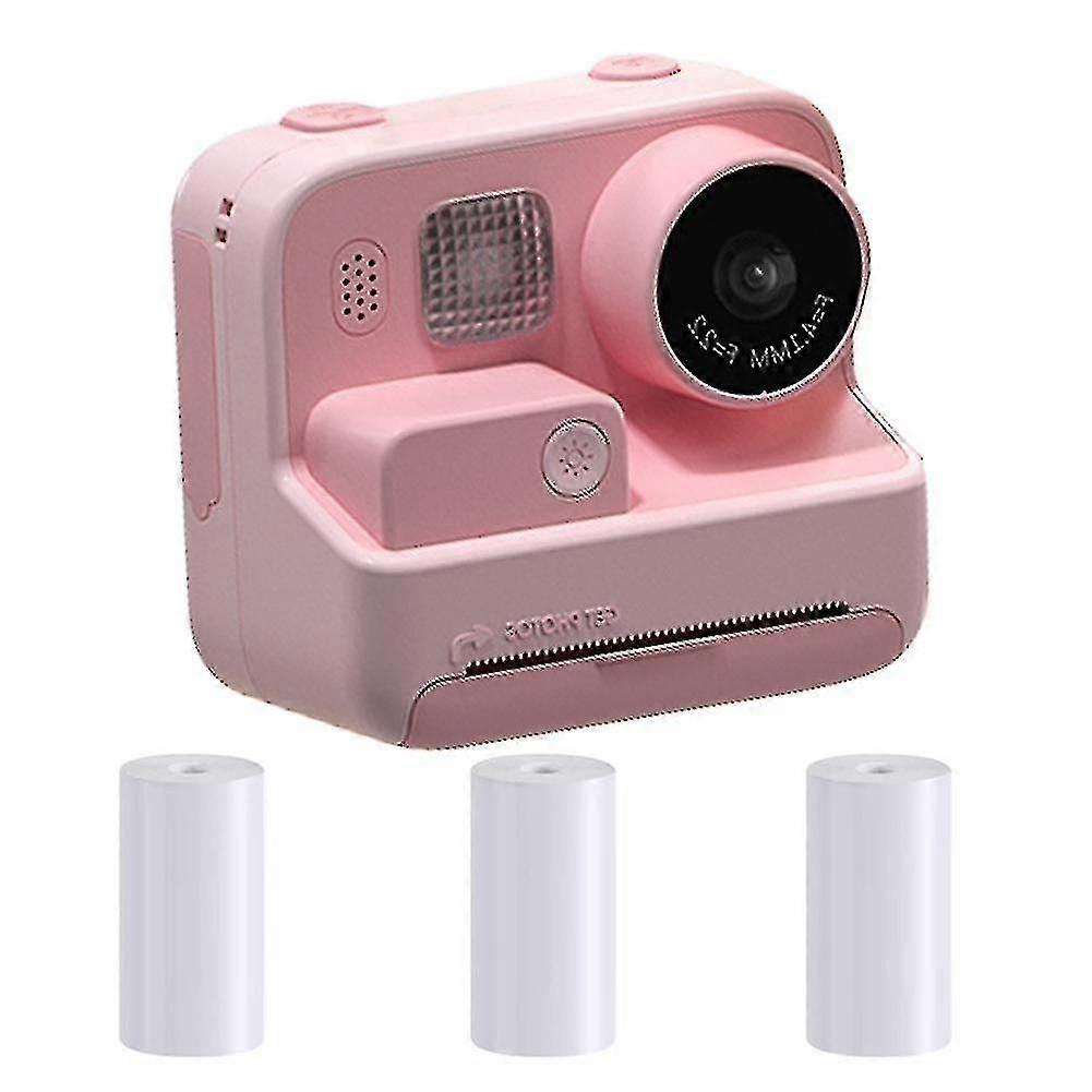 Children Instant Camera Print Camera Hd1080p Video Photo Digital Camera With Print Paper For Kids Bi
