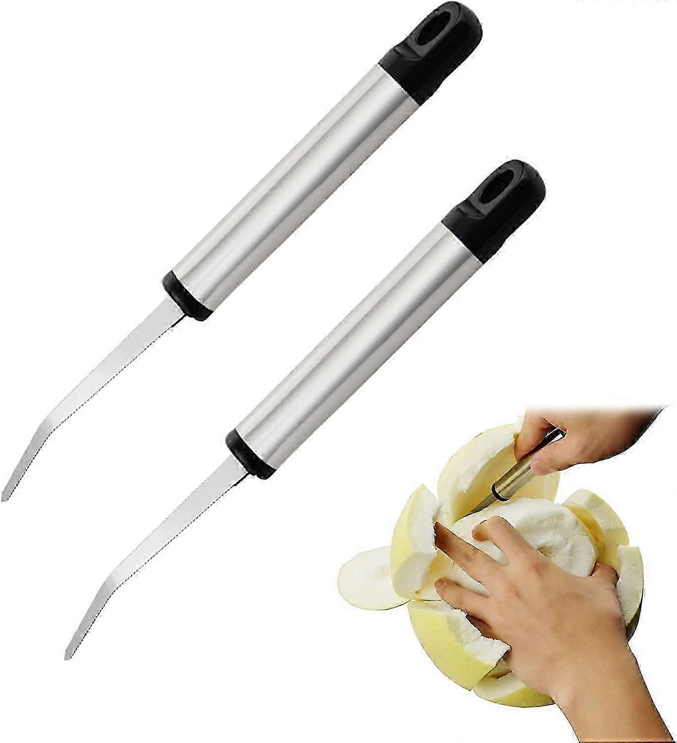Edelstahl Grapefruit Messer gebogen gezahnt für Grapefruit